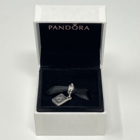 PANDORA Jewelry - Pandora Genuine Silver Passport Bead Charm Studded Silver Boxed